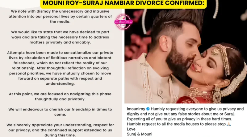 Mouni Roy-Suraj Nambiar