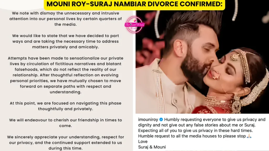 Mouni Roy-Suraj Nambiar