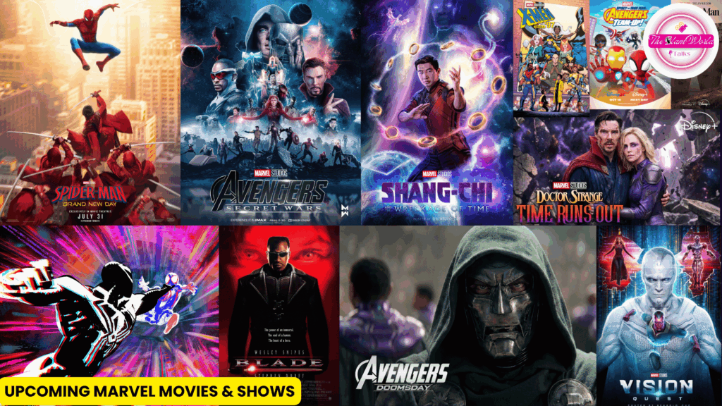 UPCOMING MARVEL MOVIES & SHOWS